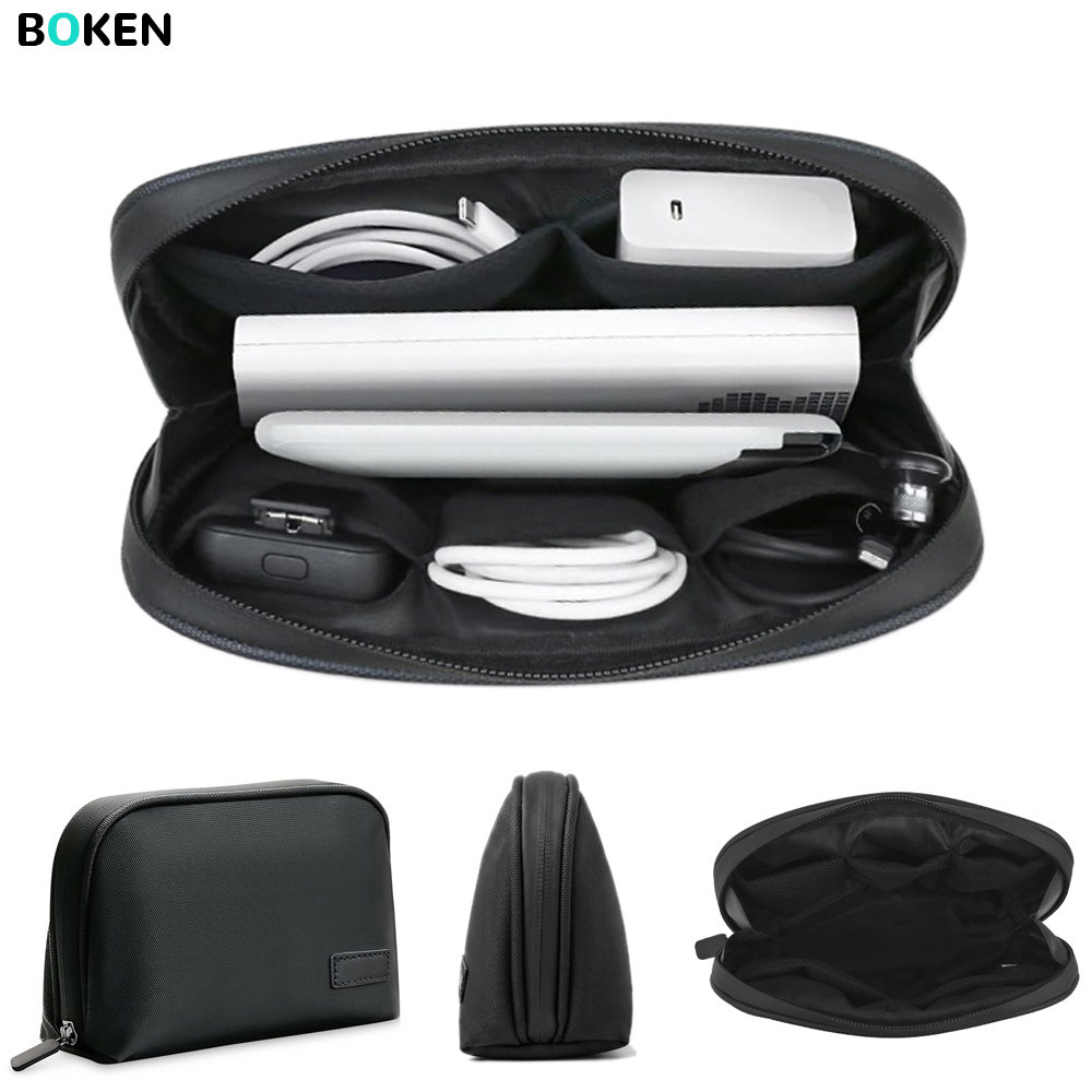 Office Tech Backpack - กระเป๋าใส่อุปกรณ์อิเล็กทรอนิกส์น้ำหนักเบา กันน้ำ พกพาสะดวก สำหรับเก็บสายชาร์จ เหมาะสำหรับการเดินทาง บ้าน