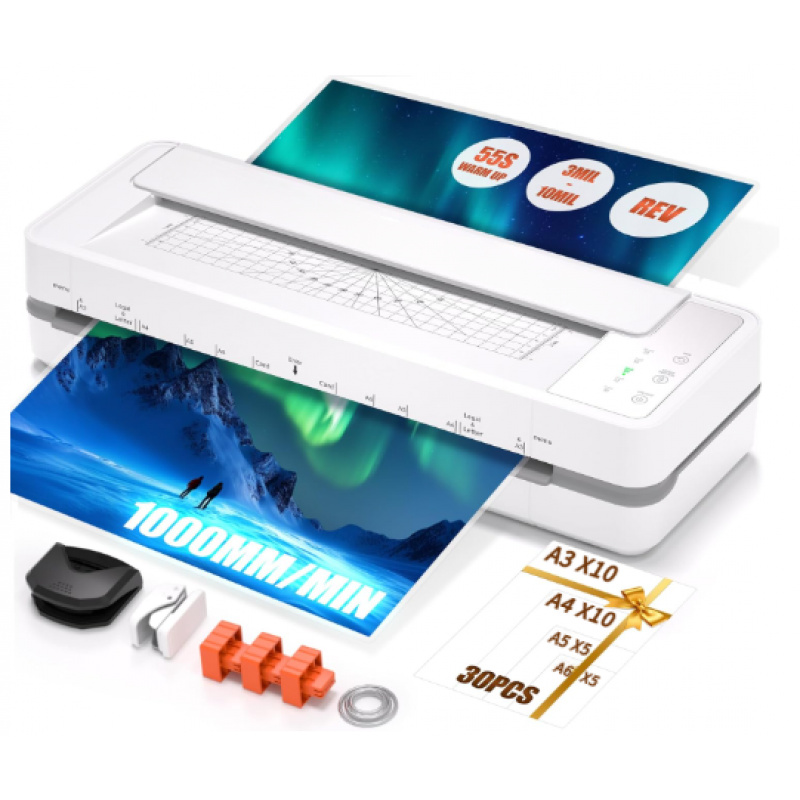 Laminator A3 Hot - เครื่องเคลือบบัตรอัตโนมัติ sl6316 รุ่น a3 มัลติฟังก์ชั่น ระดับไฮเอนด์