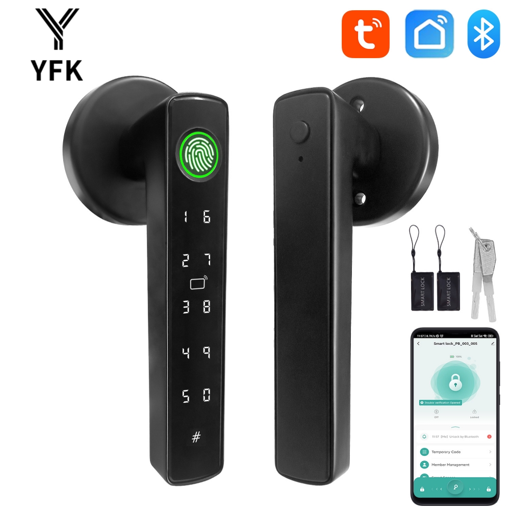 Tech For Office - YFK Tuya 5-in-1 Smart Door Handle