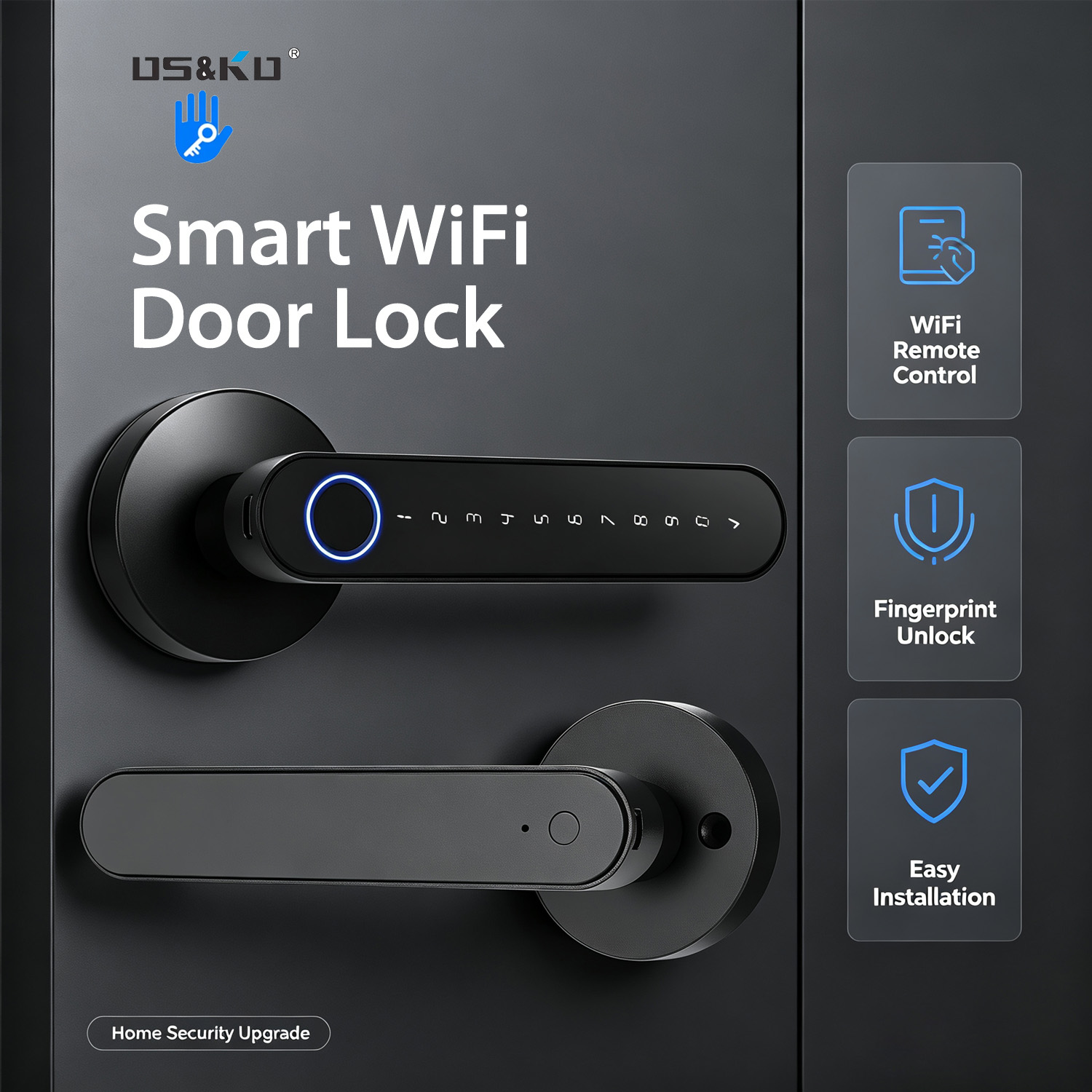 Tech For Office - TTLock สมาร์ทล็อคประตูดิจิตอล, 5 วิธีการเข้าแบบไม่ใช้กุญแจ: ลายนิ้วมือ, รหัสผ่านเสมือนป้องกันการแอบดู,