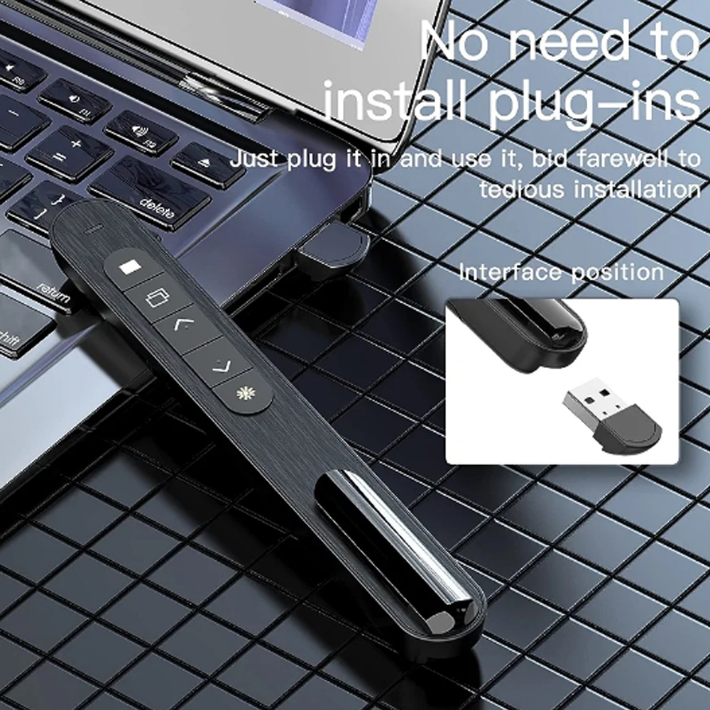ปากกาพอยน์เตอร์ไร้สายพร้อมรีโม - Presentation Remote Laser บทวิจารณ์และราคา