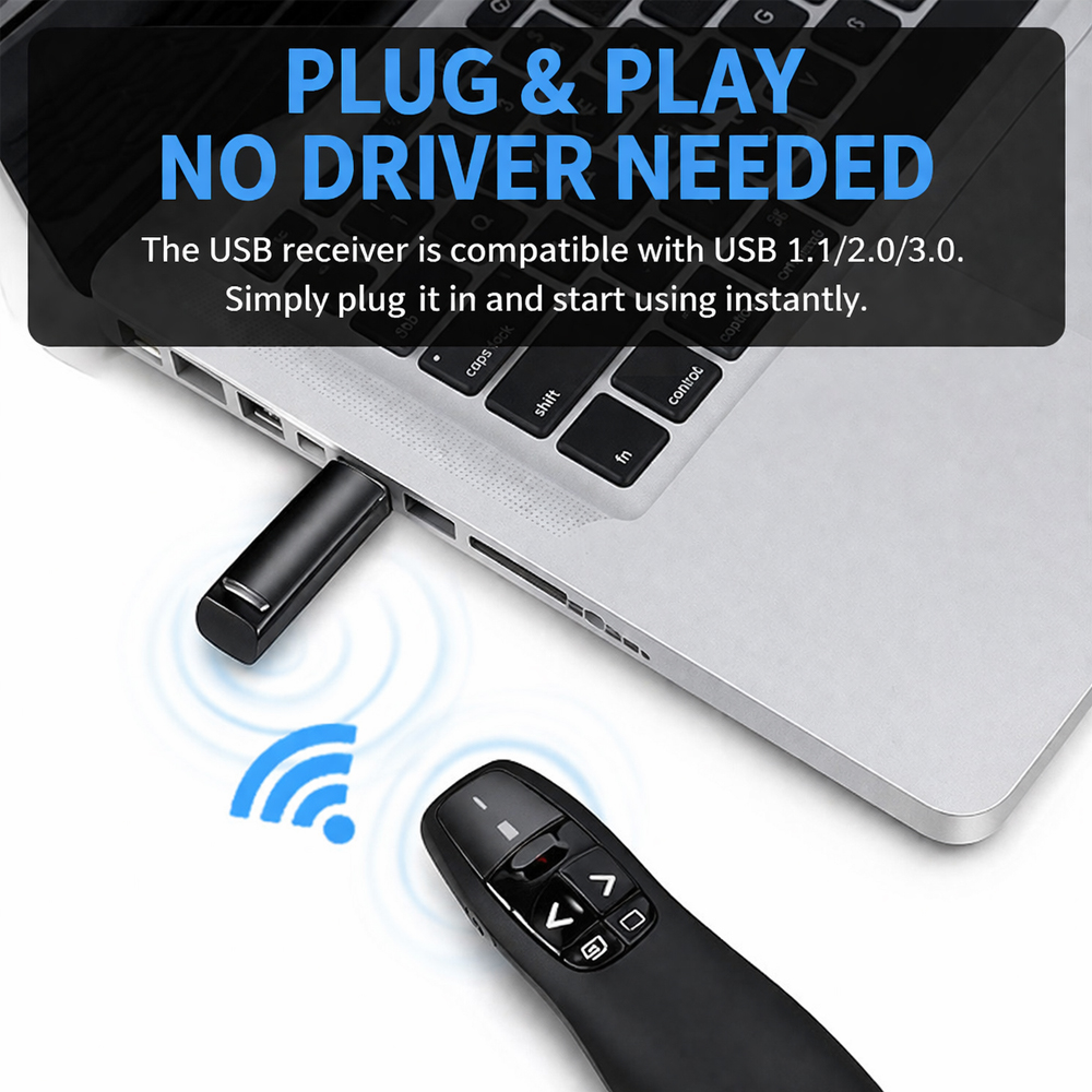 R400 2.4G รีโมทนำเสนอแบบไร้สาย - Presentation Remote Laser บทวิจารณ์และราคา