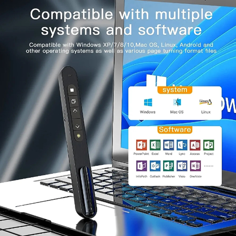 ปากกาเลเซอร์สำหรับงานนำเสนอ 2. - Presentation Remote Laser บทวิจารณ์และราคา