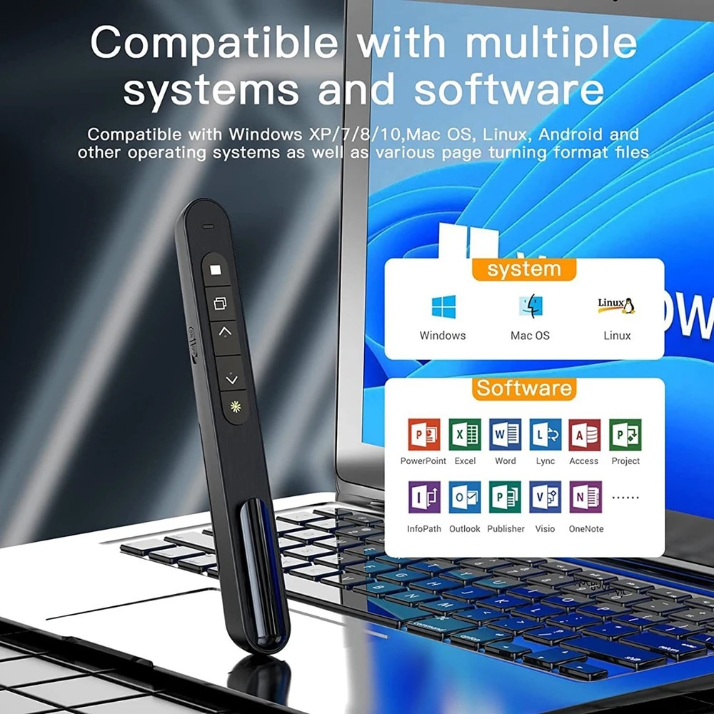 รีโมทคอนโทรลมัลติฟังก์ชั่นพลิก - Presentation Remote Laser บทวิจารณ์และราคา