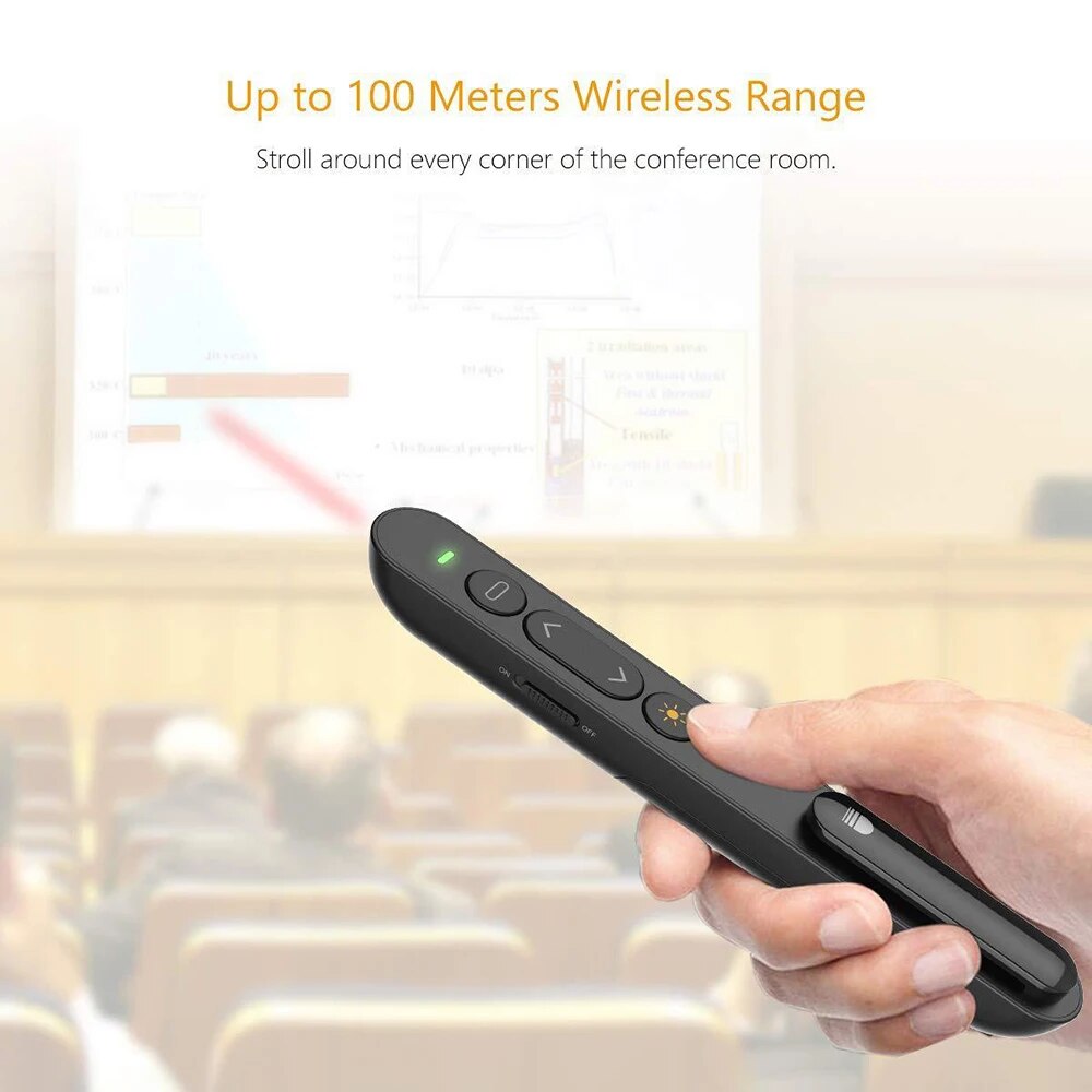 รีโมทคอนโทรลมัลติฟังก์ชั่นพลิก - Presentation Remote Laser บทวิจารณ์และราคา