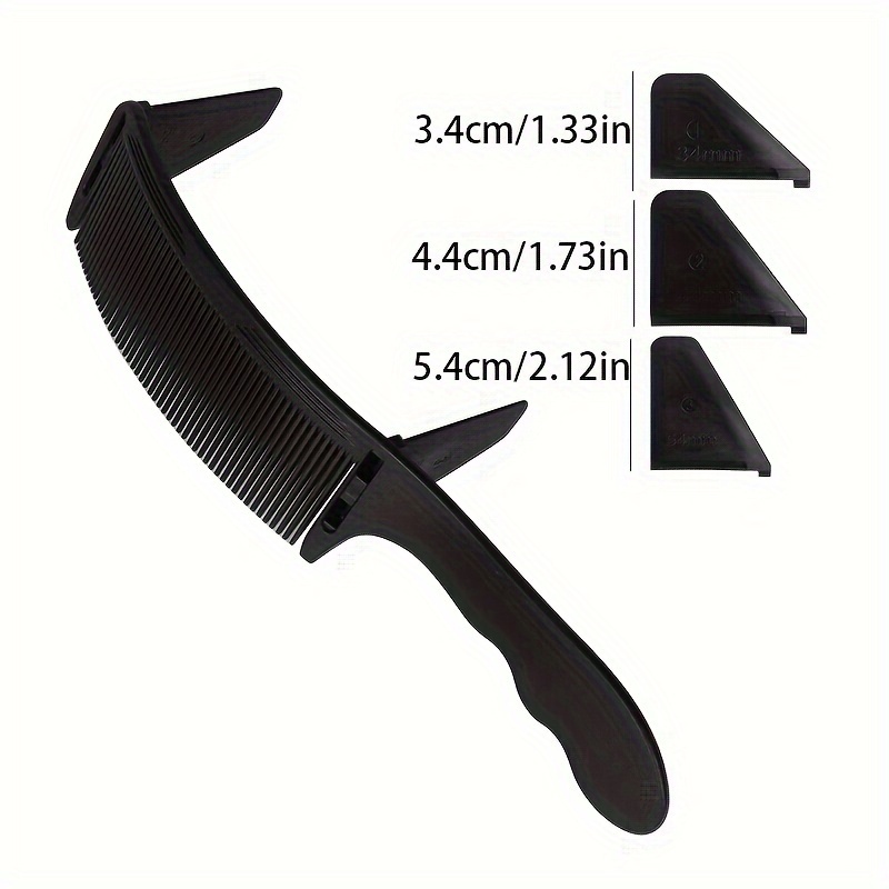 หวีตัดผมทรงแบนแบบโค้ง หวีโค้งส - Binding Machine Comb บทวิจารณ์และราคา
