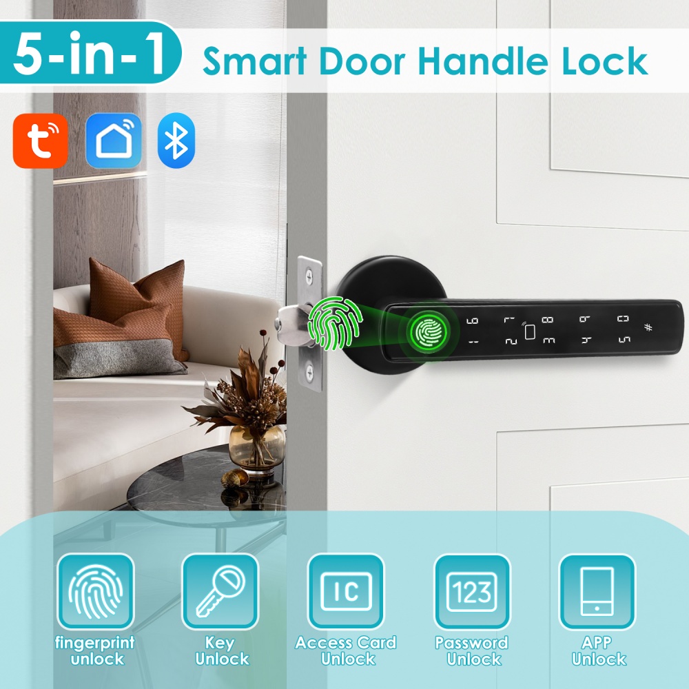 YFK Tuya 5-in-1 Smart Door Han - Tech For Office บทวิจารณ์และราคา